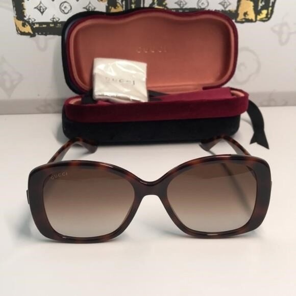 New Authentic Gucci Brown Sunglasses GG0762s 002 - Picture 7 of 11